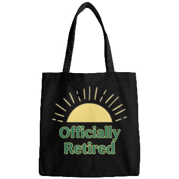 Discover Sunrise Retirement Celebration Design Bags