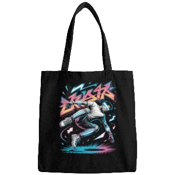 Discover Cyber Skater Skateboarder Streetwear Futuristic Bags