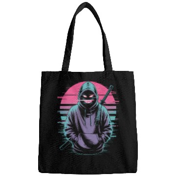 Discover Glitch Ninja Katana Streetwear Futuristic Bags