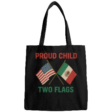 Discover Proud Child Two Flags Design Bags