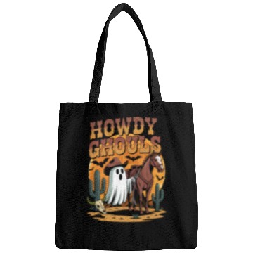 Discover Howdy Ghouls Cowboy Ghost Halloween Bags
