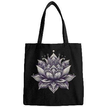 Discover Intricate Lotus Mandala Design Bags
