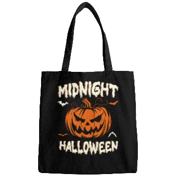 Discover Midnight Halloween Pumpkin Scary Jack-O-Lantern Bags