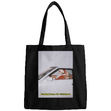 Discover Santa's Joyful Ride Card Design Bags