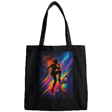 Discover Celestial Storm Dance Silhouette Bags