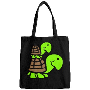 Discover 2 turtles piggyback mummy daddy child riding cute Bags