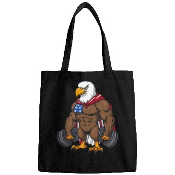 Discover Patriotic Gym Eagle – Stars & Stripes Fitness Desi Bags