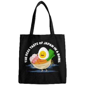 Discover Cute Ramen Bowl with Smiling Egg Bags