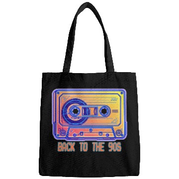 Discover Back to the 90s Retro Cassette Tape Bags