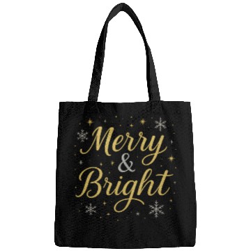 Discover Festive Merry and Bright Holiday Design Bags
