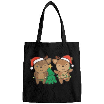 Discover Deer Christmas Winter Animals Deer Bags