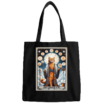 Discover Orange The Ginger Cat Tarot Card Cat Bags