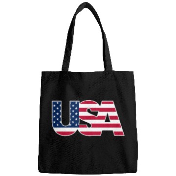 Discover USA Flag Colors Logo Bags
