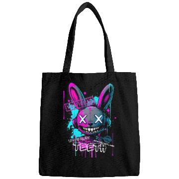 Discover Graffiti Bunny Teeth Streetwear Bags