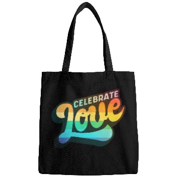 Discover CELEBRATE LOVE - LGBTQ Pride Statement Bags