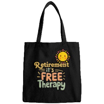 Discover Retirement Humor Sun Illustration Bags