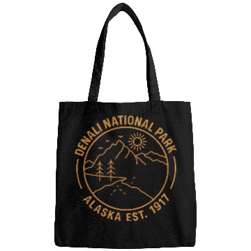 Discover Denali Mountain Alaska National Park Bags