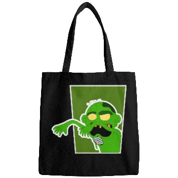 Discover Grotesque Zombie Cartoon Design Bags