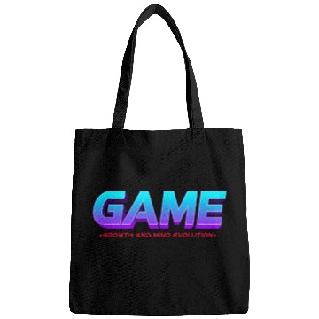 Discover Vibrant Retro Gaming Typography Design Bags