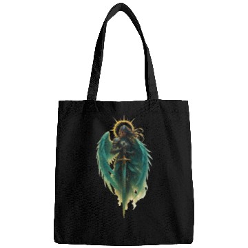 Discover Celestial Guardian Angel Illustration Bags