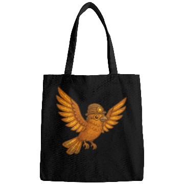 Discover Steampunk Owl with Gears and Lantern Bags