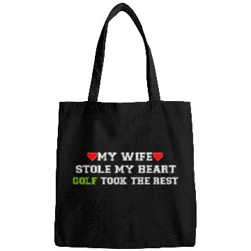 Discover Golf Husband Funny Married Bags