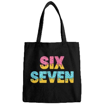 Discover 67 Six Seven Meme Funny Ice Cream Drip Waffle Cone Bags