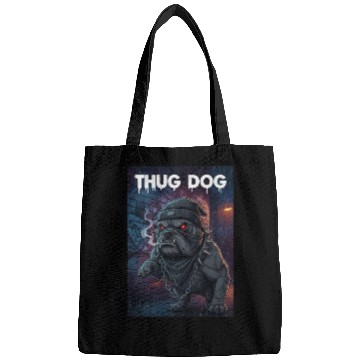 Discover Urban Gothic Thug Dog Design Bags