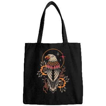 Discover Celestial Eagle Tattoo Design Bags