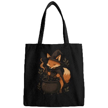 Discover Enchanting Witch Fox Vintage Design Bags