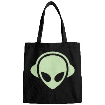 Discover Alien headphones Glow in the dark Bags