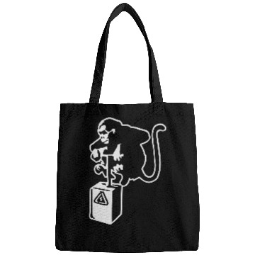 Discover Banksy Detinator Monkey Outline Bags