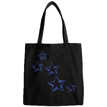 Discover blue stars pattern Bags