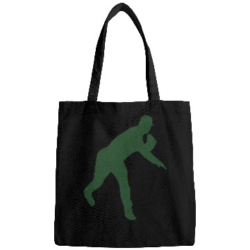Discover Baseball pitcher throwing a pitch Bags