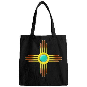 Discover Zia Sun, Zia Pueblo, New Mexico, Sun Symbol, DD 1 Bags