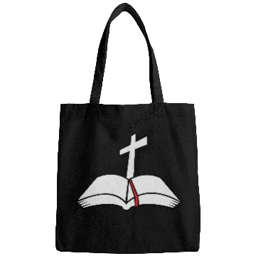 Discover cross open bible 3c Bags