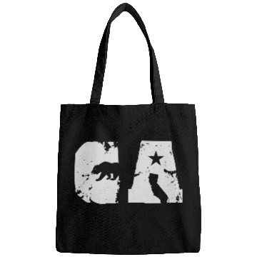 Discover California Bear State Abbreviation Bags