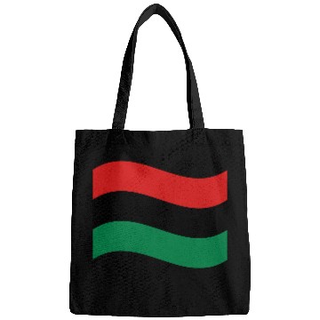 Discover Red, Black & Green Flag Bags