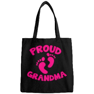 Discover proud grandma with cute little maternity feet Bags