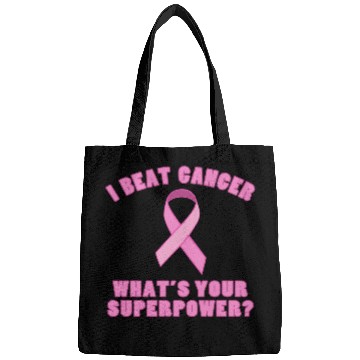 Discover I Beat Cancer (Superpower) Bags