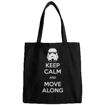 Discover Keep Calm and Move Along Bags