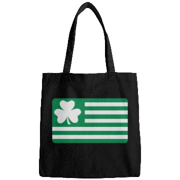 Discover Irish Shamrock flag Bags