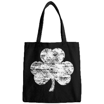 Discover Distressed White Shamrock Bags