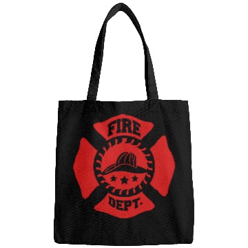 Discover Fire Brigade logo symbol design Bags
