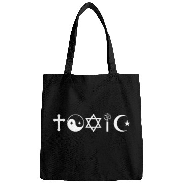 Discover Religion Is Toxic Freethinker Bags