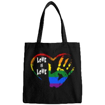 Discover love is love Bags