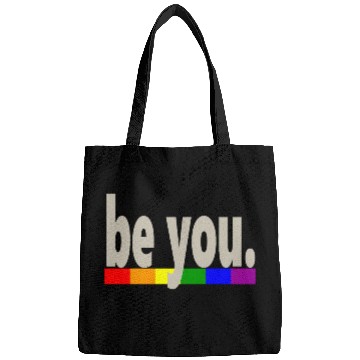 Discover Gay Pride Rainbow Flag be you Bags
