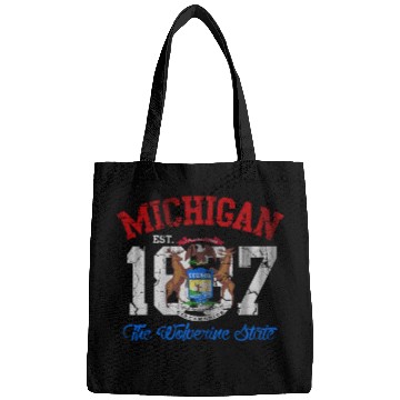 Discover Michigan Wolverine State Bags