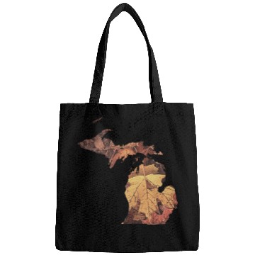 Discover Michigan Autumn Fall Leaves Bags