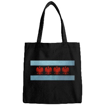 Discover Chicago Polish Flag Bags